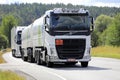 Volvo FH Tanker Transports Diesel Fuel Royalty Free Stock Photo