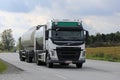 Volvo FM Milk Truck Collects Milk