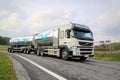 Volvo FM Valio Milk Tank Truck on the Road