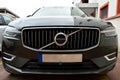 Volvo logo, luxury car in Istanbul city, May 11 2023 Istanbul Pendik Turkey used car market