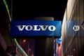 Volvo logo outside a volvo car store Royalty Free Stock Photo