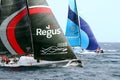 Volvo Ocean Race Team Scallywag and Team Vestas Royalty Free Stock Photo