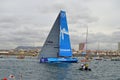 Volvo Ocean Race Team Vestas Wind Departs Royalty Free Stock Photo