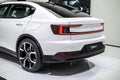 Volvo Polestar 2 at Geneva International Motor Show, all-electric 5-door fastback developed by Polestar