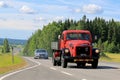 Volvo Titan Tipper truck on the Road