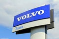 Volvo Trucks Sign against Sky Royalty Free Stock Photo