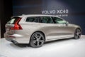 Volvo V60 car showcased at the 88th Geneva International Motor Show. Switzerland - March 7, 2018