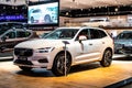 Volvo XC60, Brussels Motor Show, 2nd gen, Scalable Product Architecture SPA platform, compact luxury crossover Volvo SUV Royalty Free Stock Photo