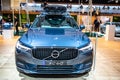 Volvo XC60, Brussels Motor Show, 2nd gen, Scalable Product Architecture SPA platform, compact luxury crossover Volvo SUV Royalty Free Stock Photo