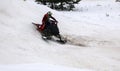 Volzhsk, RUSSIA, February 02, 2019: Championship of Russia on cross-country on snowmobiles