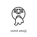 Vomit emoji icon from Emoji collection.