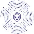 vomit vector icon. vomit editable stroke. vomit linear symbol for use on web and mobile apps, logo, print media. Thin line