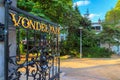 Vondelpark entrance in spring Royalty Free Stock Photo