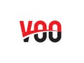 VOO Letter Initial Logo Design Vector Illustration Royalty Free Stock Photo