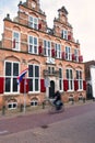 Dutch historic stepped gable building