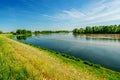 The Rain River the `Loire` in the Loiredal in the Loiret, France.