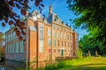 The almost eight hundred year old Duivenvoorde castle in the province of South Holland, the Netherlands. Royalty Free Stock Photo