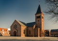 Vor Frelsers Kirke, Church in Esbjerg, Denmark Royalty Free Stock Photo