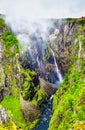 Voringsfossen waterfall on the Bjoreia river in Hordaland - Norway