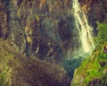 Voringsfossen waterfall, Mabodalen canyon Norway Royalty Free Stock Photo