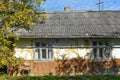 Voroblevychi village, Drohobych district, Western Ukraine - October 14, 2017: An old abando, rural life, series around the village Royalty Free Stock Photo