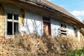 Voroblevychi village, Drohobych, Western Ukraine - October 14, 2017: An old abandoned house, rural life, series around the village Royalty Free Stock Photo