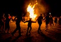 VOROCHEVO, UKRAINE - JULY 16, 2017: Lemko Vatra festival in Vorochevo, Ukraine. Royalty Free Stock Photo