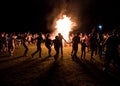 VOROCHEVO, UKRAINE - JULY 16, 2017: Lemko Vatra festival in Vorochevo, Ukraine. Royalty Free Stock Photo