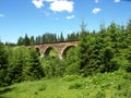 Vorohta viaduct, Carpathian mountains, Ukraine