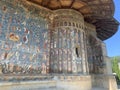 The Voronet Monastery is a medieval monastery in the Romanian village of Voronet