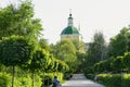 Voronezh Russia May 08, 2019. The dome of the Resurrection Church on Ordzhonikidze