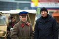 Participants of military-historical reconstruction, dedicated to combat action in 1941 during WWII.