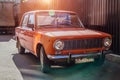 Voronezh, Russia - September 17, 2017: Classic soviet vintage car LADA VAZ-2101