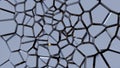 Voronoi abstract pattern