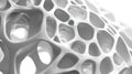Voronoi diagram created with Generative AI. Irregular pattern with holes.
