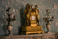 Vorontsov Palace Interior Bronze Fireplace Clock Crimea Royalty Free Stock Photo