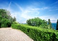Vorontsov's park in summer Royalty Free Stock Photo