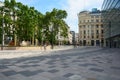Vorosmarty Square in the heart of Budapest Royalty Free Stock Photo