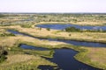 Vorskla river delta . Ukraine Royalty Free Stock Photo