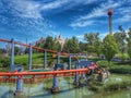 The Vortex Roller Coaster At Canada`s Wonderland Royalty Free Stock Photo