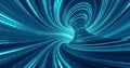 Vortex of strings of abstract fields. Big data wave on techno background Royalty Free Stock Photo
