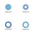 vortex vector illustration icon Royalty Free Stock Photo