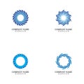 vortex vector illustration icon Royalty Free Stock Photo