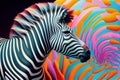 vortex zebra Royalty Free Stock Photo