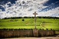 Borgundy. Vineyards Vosne RomanÃÂ©e Royalty Free Stock Photo