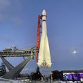 Vostok space rocket Royalty Free Stock Photo