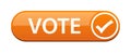 Vote button Royalty Free Stock Photo