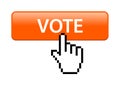 Vote button Royalty Free Stock Photo