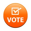 Vote button Royalty Free Stock Photo