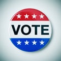 Vote Badge For The United States Election